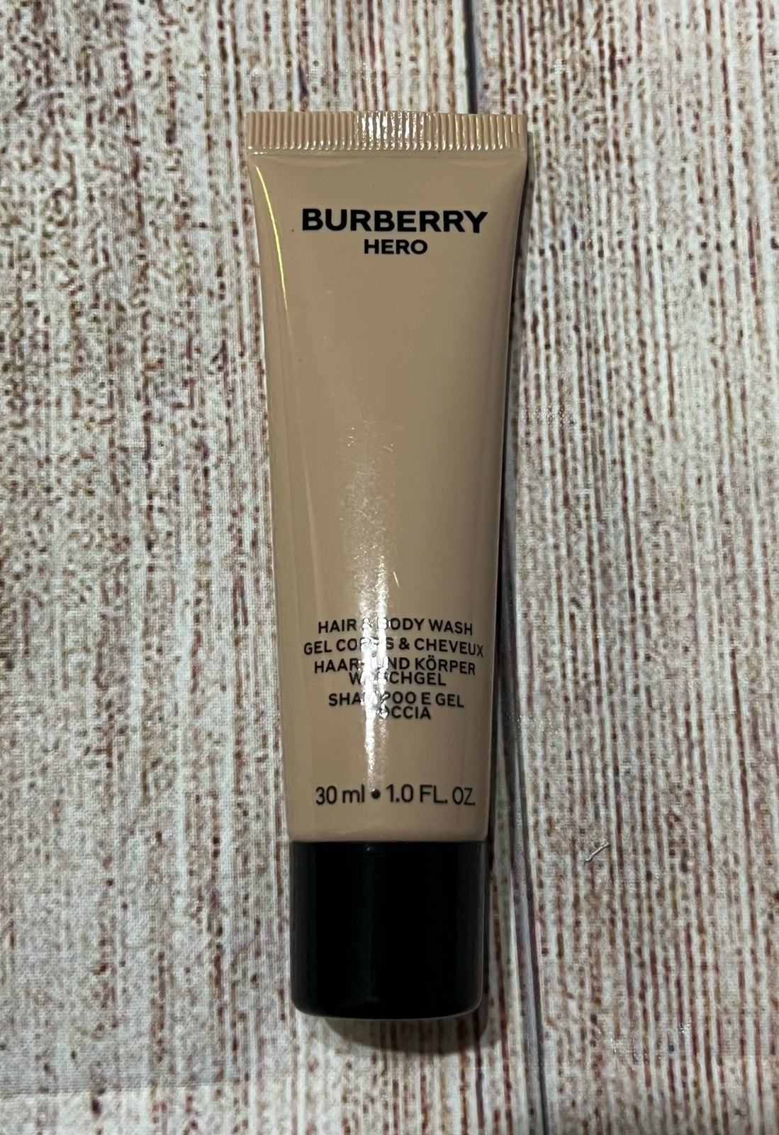 Burberry Hero Hair & Body Wash For Men 30ml 1.0oz Mini Travel Size New